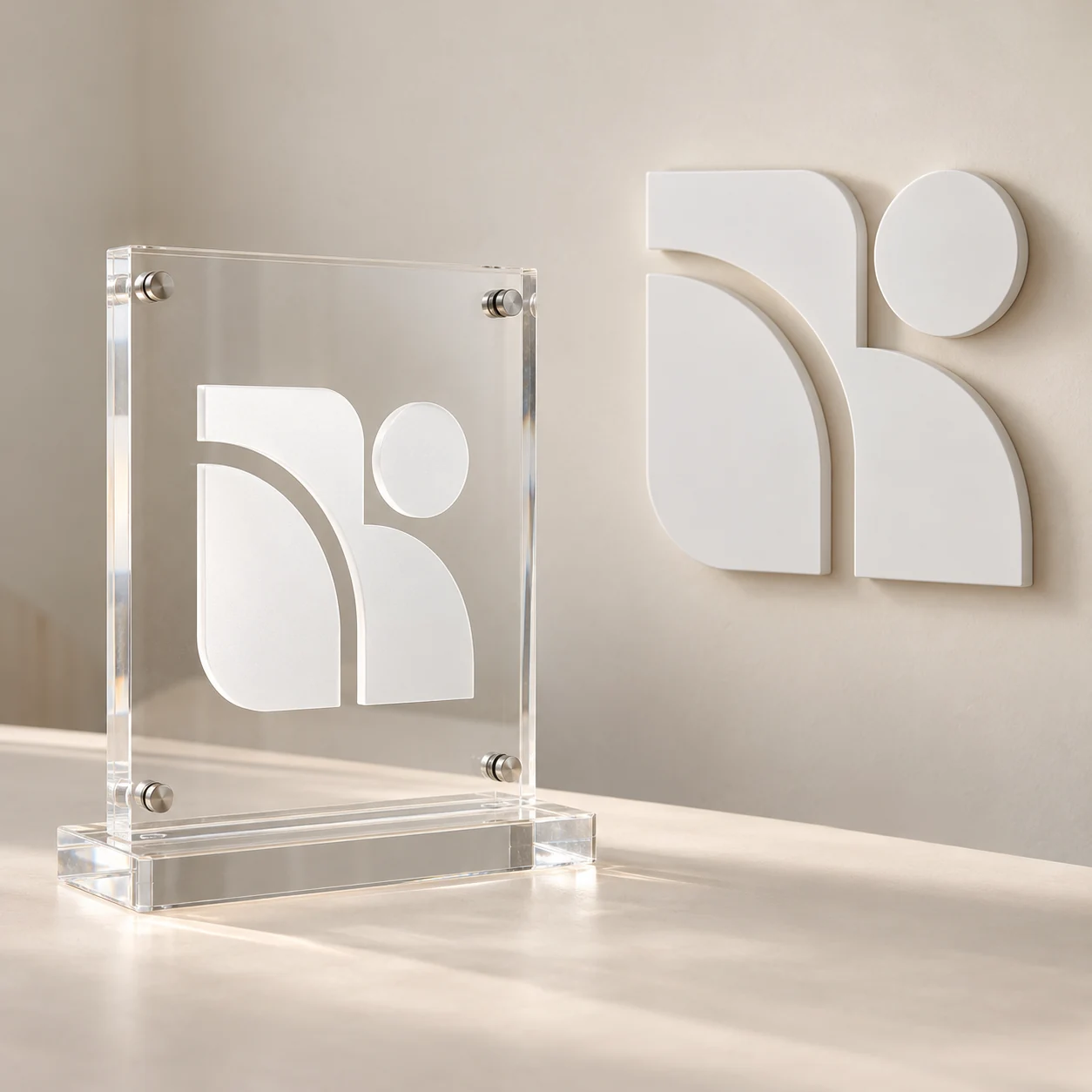 Visual contoh Signage & Acrylic